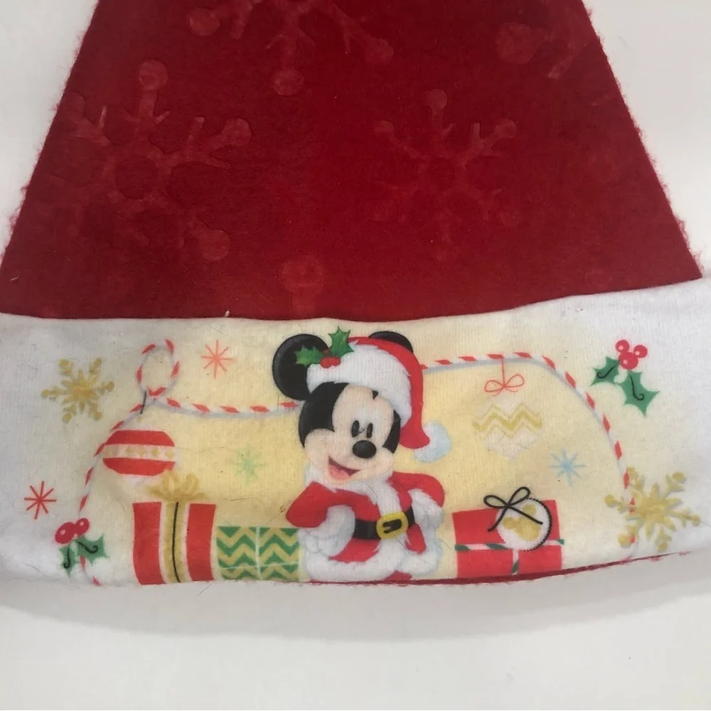 Mickey Santa hat  NWT